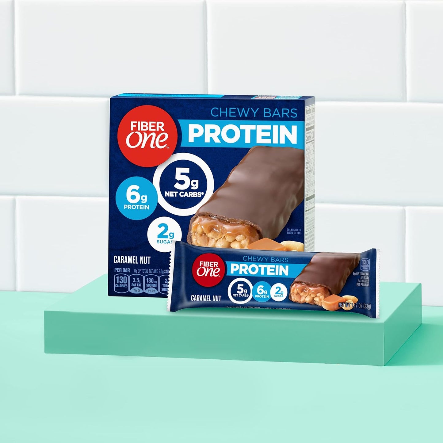 five individually wrapped 1.17 oz bars per box