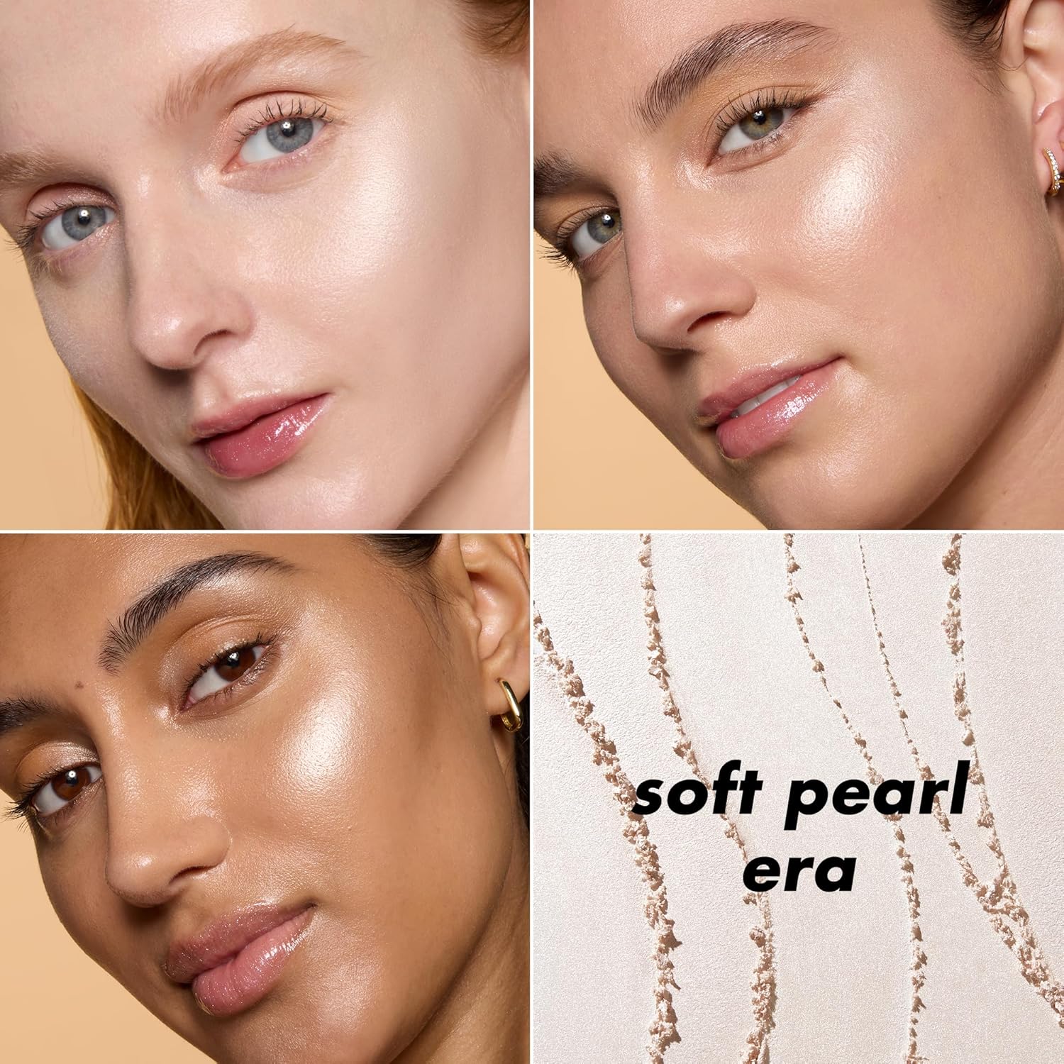 five shade variants: blush money, prosecco poppin', coppertunist, soft pearl era, bronzed baddie