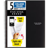 Five Star 5-Subject Spiral Notebook – One-Binder Replacement for a Cleaner Desk Setup