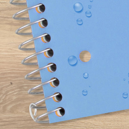 Five Star Spiral Notebook + Study App – Spill-Resistant Notebook for Kids' Bedroom Desks and Kitchen Table Homework, 1 Subject
