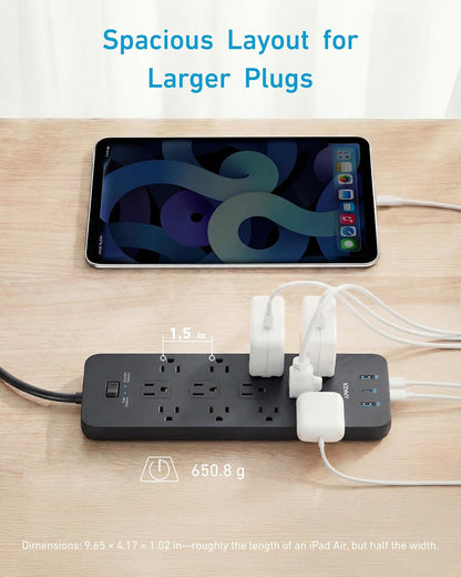 flat plug design and mountable form factor with included screws