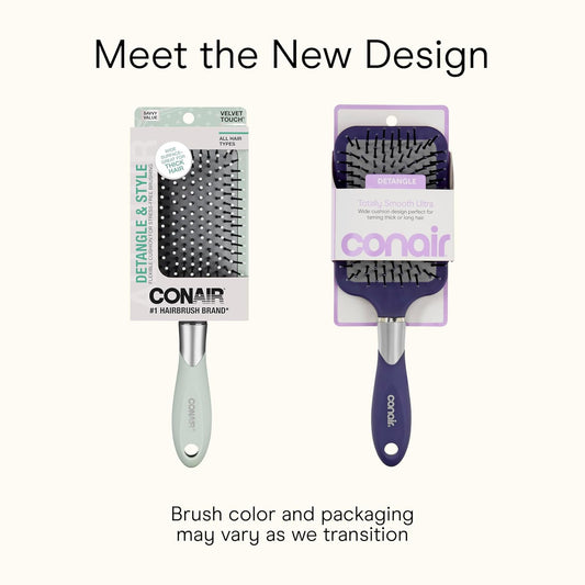 flexible cushion base that moves with the hair to reduce tugging