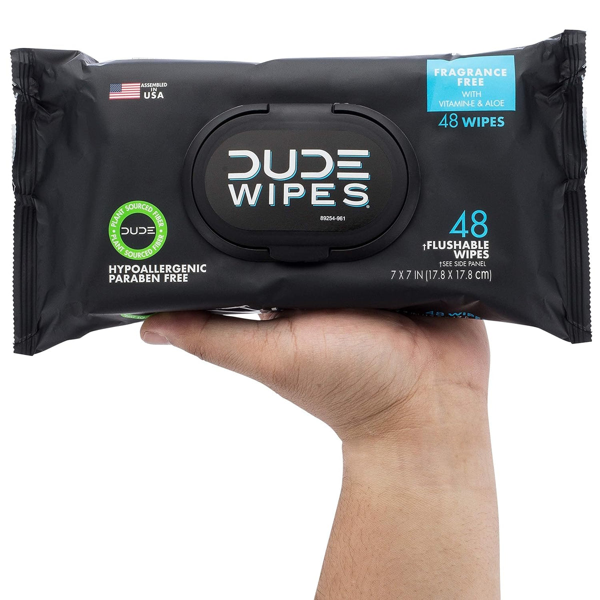 flip-top pouch packaging for one-handed dispensing and travel portability