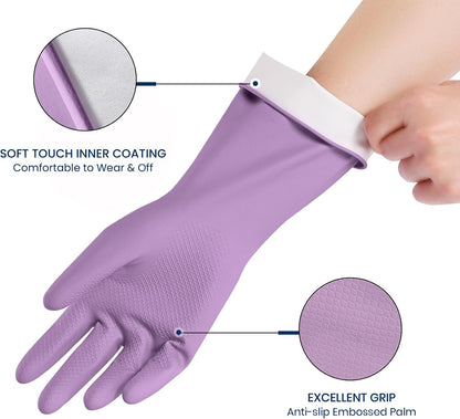 flocked interior lining for moisture absorption and easy on/off wear