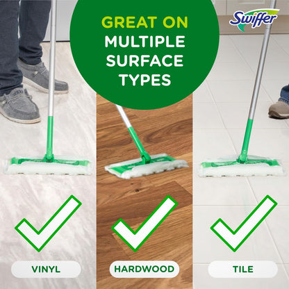 floor-safe design for tile, sealed hardwood, and vinyl (with clear do-not-use warnings)