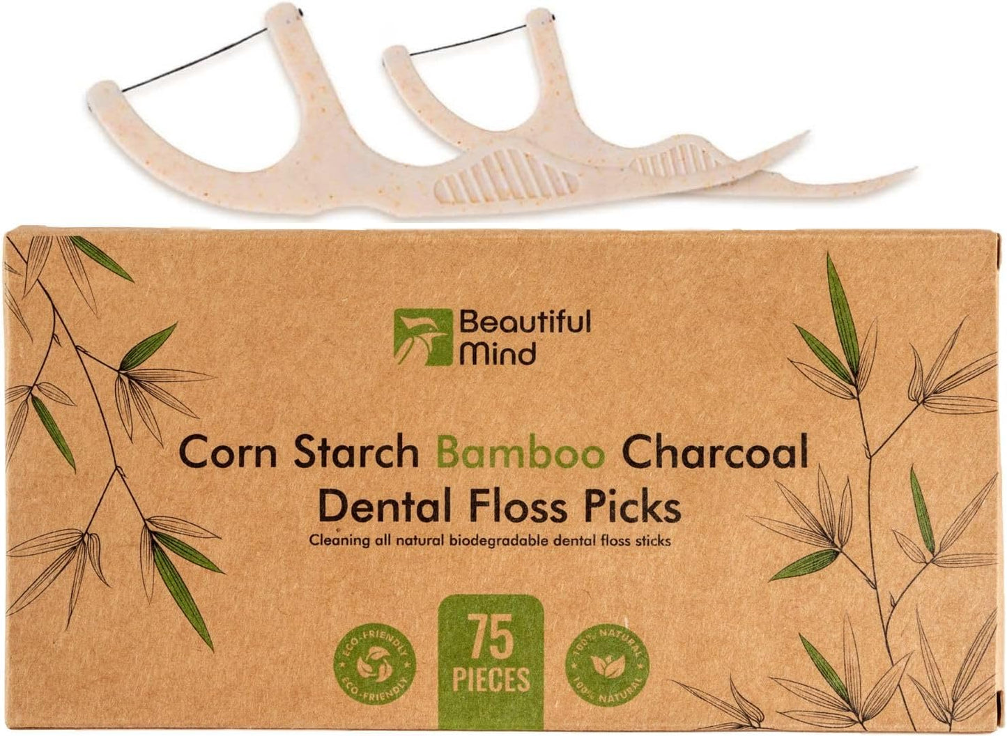 floss thread made from bamboo charcoal ashes for shred-resistant strength