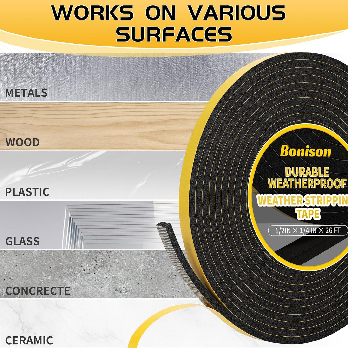 Foam Seal Solutions - RV Door Weatherproofing Strip for Travel Comfort