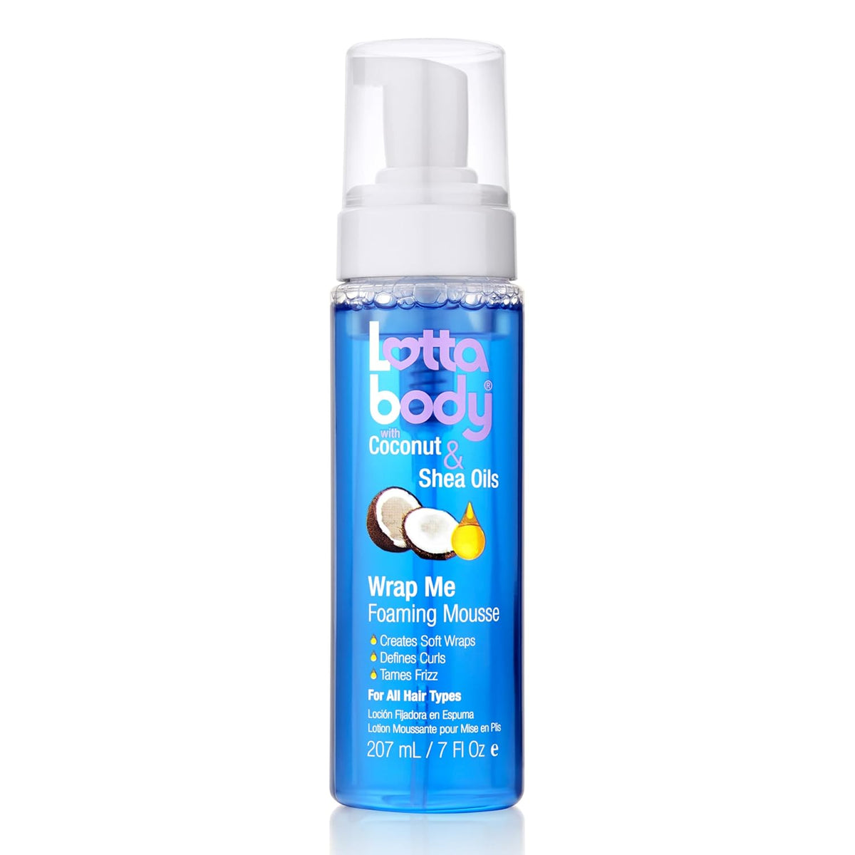 foaming mousse format that distributes evenly through damp hair