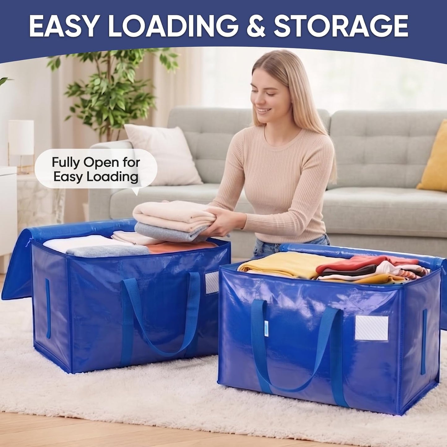 fold-flat design for compact off-season storage