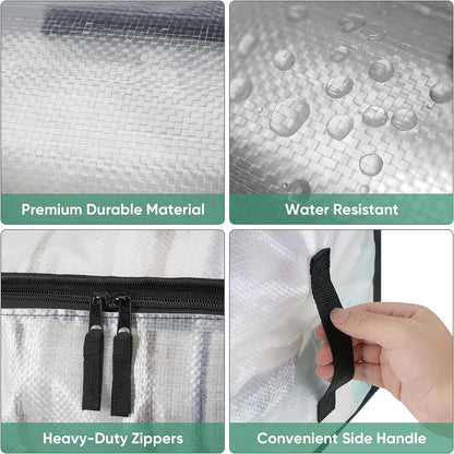 foldable flat design for compact off-season storage