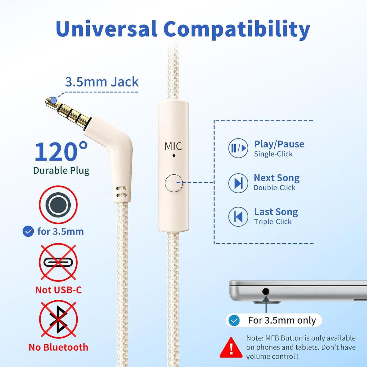 foldable over-ear design with 90° rotating ear cups for compact storage