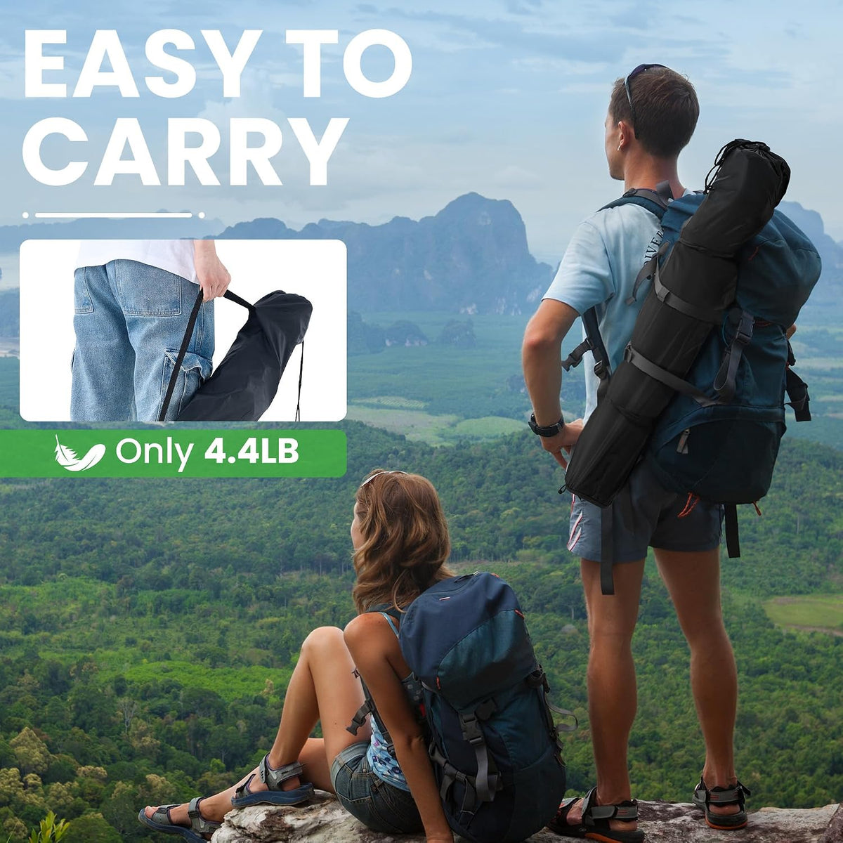 folds in 10 seconds to a 32.87x7.28 inch carry-bag-friendly profile