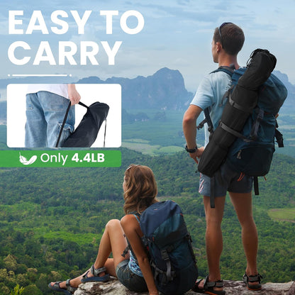 folds in 10 seconds to a 32.87x7.28 inch carry-bag-friendly profile