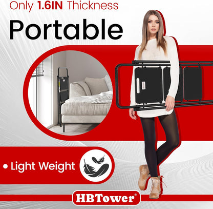 folds to 1.6-inch slim profile for storage