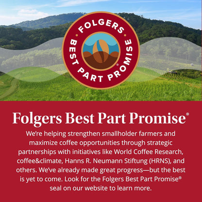 Folgers Classic Roast Instant Coffee – Portable Travel Jar for Campground and Road Trip Brewing