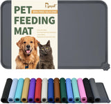 Reopet Silicone Pet Feeding Mat - Single-Color Minimalist Placemat for Uncluttered Feeding Stations