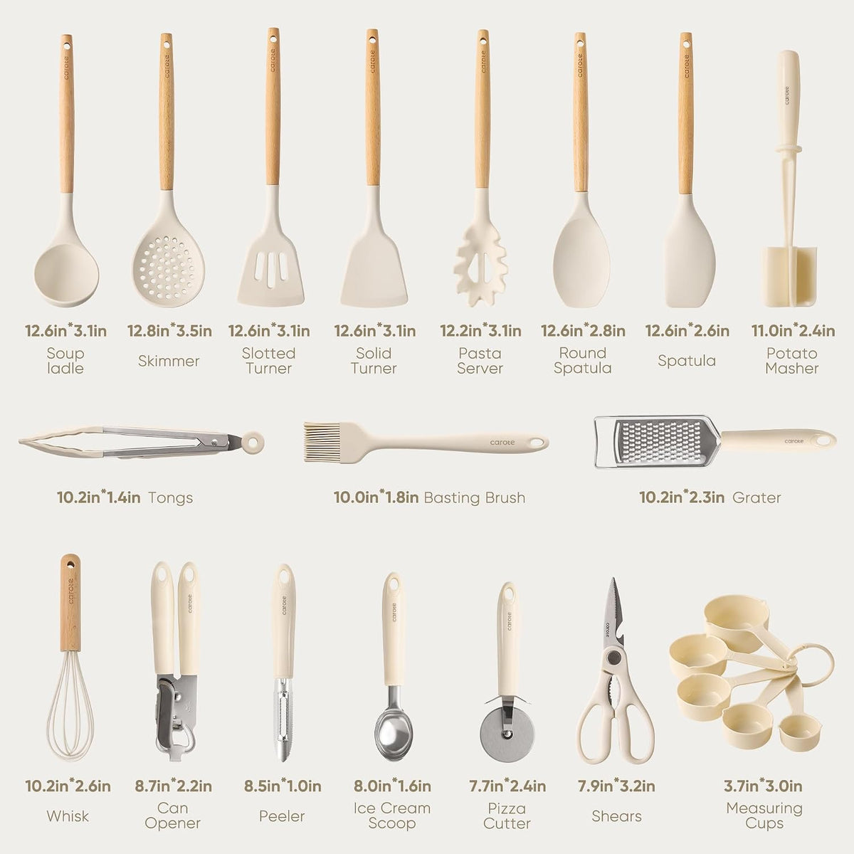 food-grade bpa-free silicone heads that are nonstick-cookware safe and heat-resistant