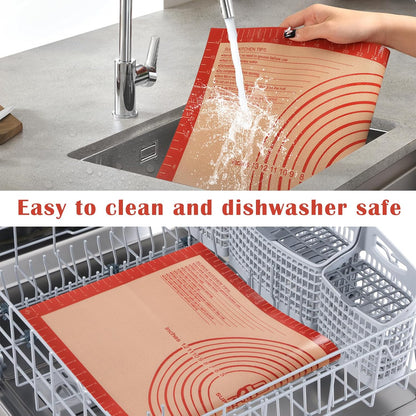 Food-Grade Pastry Mat – Calm and Clean Baking Experience with Easy Wipe-Down Surface
