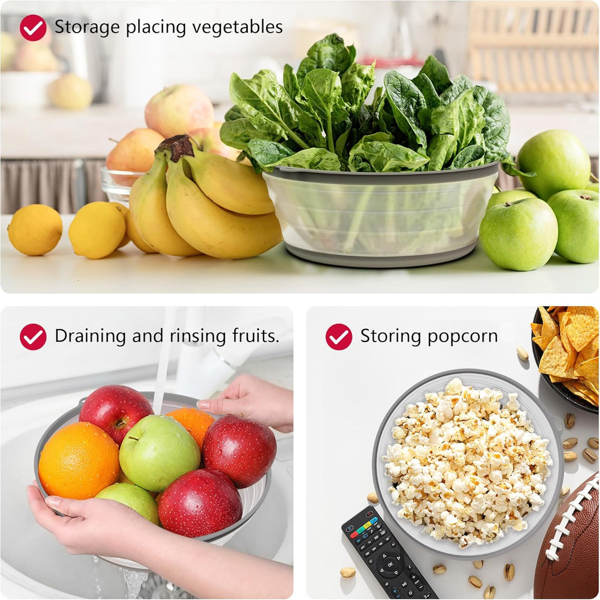 food-grade plastic and silicone construction, dishwasher safe