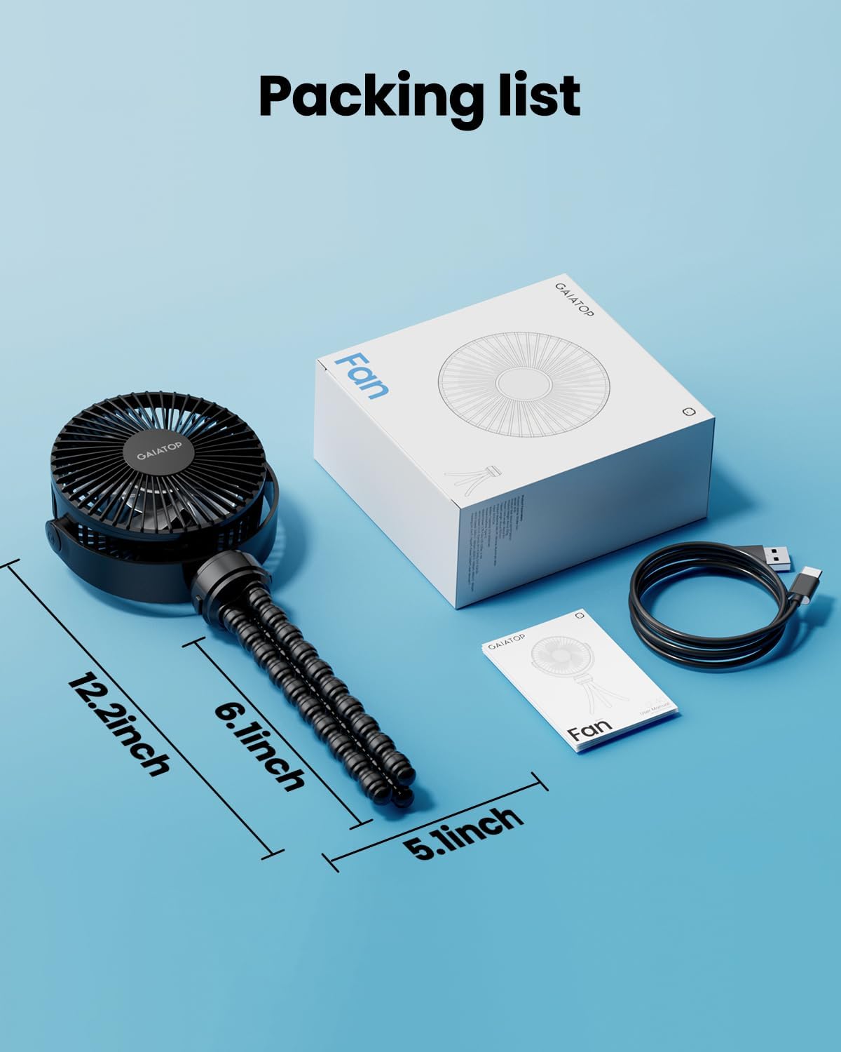 food-grade silicone flexible tripod with optimized detachable clip mount