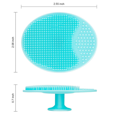 food-grade soft silicone bristles that are gentle yet effective