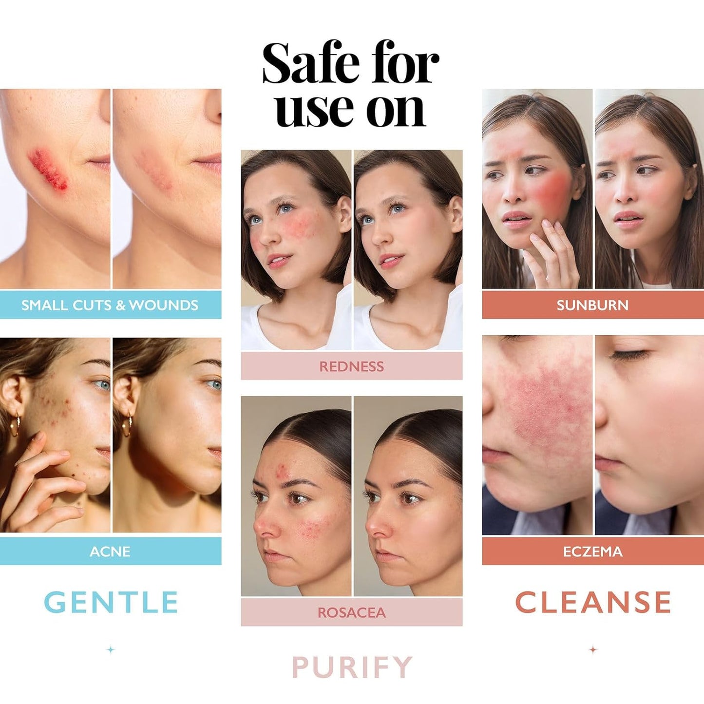 formulated to be safe for eyes, face, and full body on all skin types