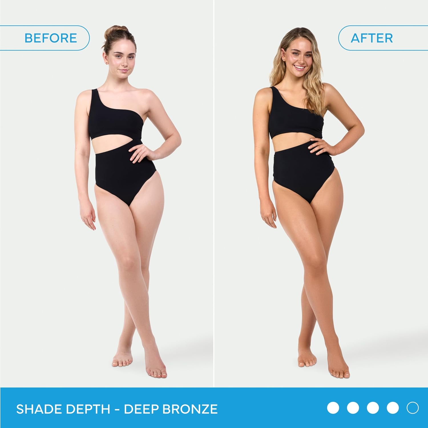 formulated with aloe vera and coconut for skin hydration during the tanning process
