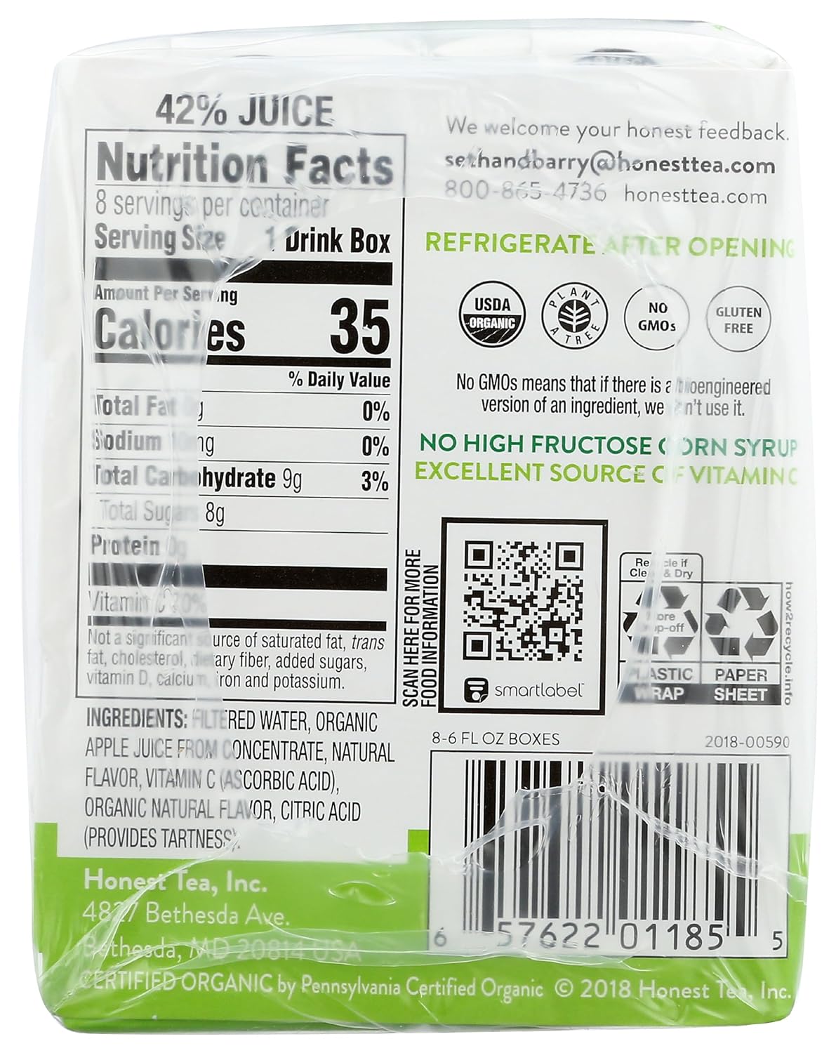fortified with vitamin c (ascorbic acid) for added nutritional value