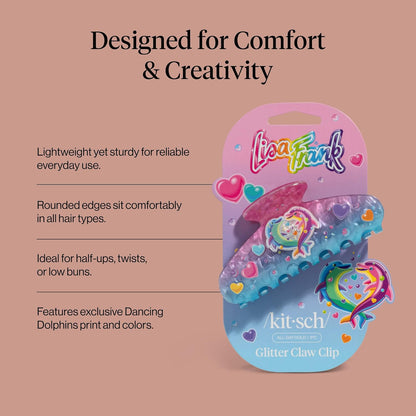 four color/design variants: dancing dolphins, blonde, vintage black, and pearlized cream