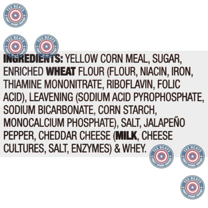 four-ingredient add list (shredded cheddar, milk, butter, egg)