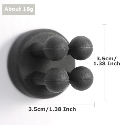 four-prong hook design that firmly clamps or hooks objects