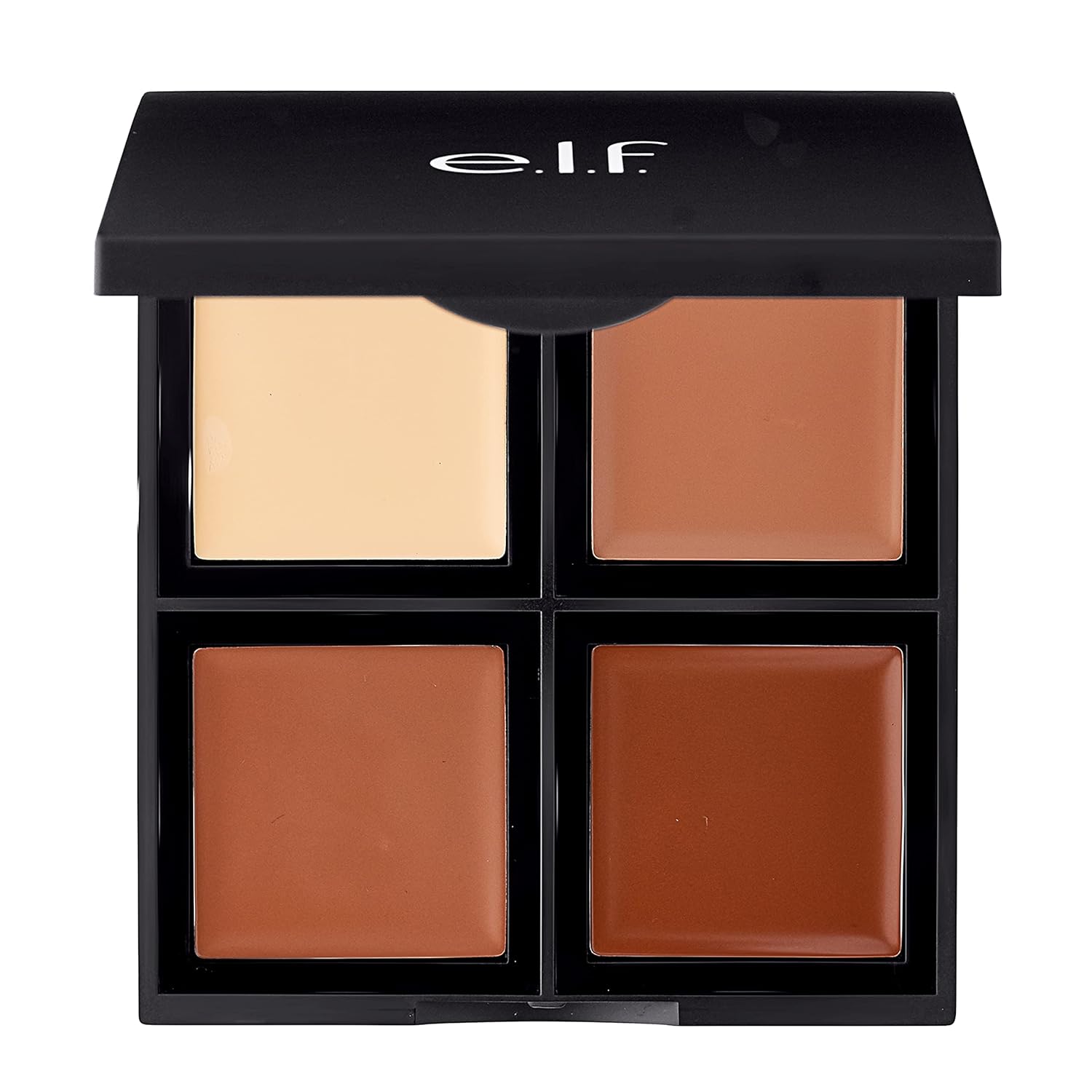 four-shade cream contour palette for highlight, contour, bronze, and sculpt