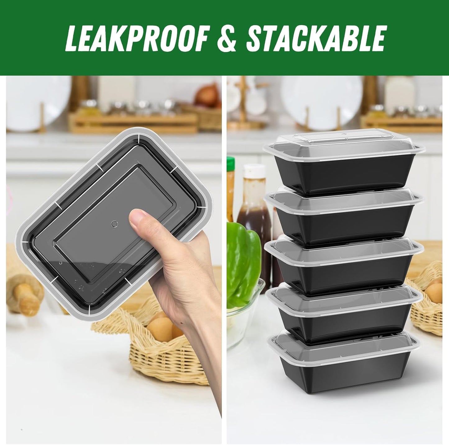 four size variants (24oz, 28oz, 32oz, 38oz) for different meal volumes