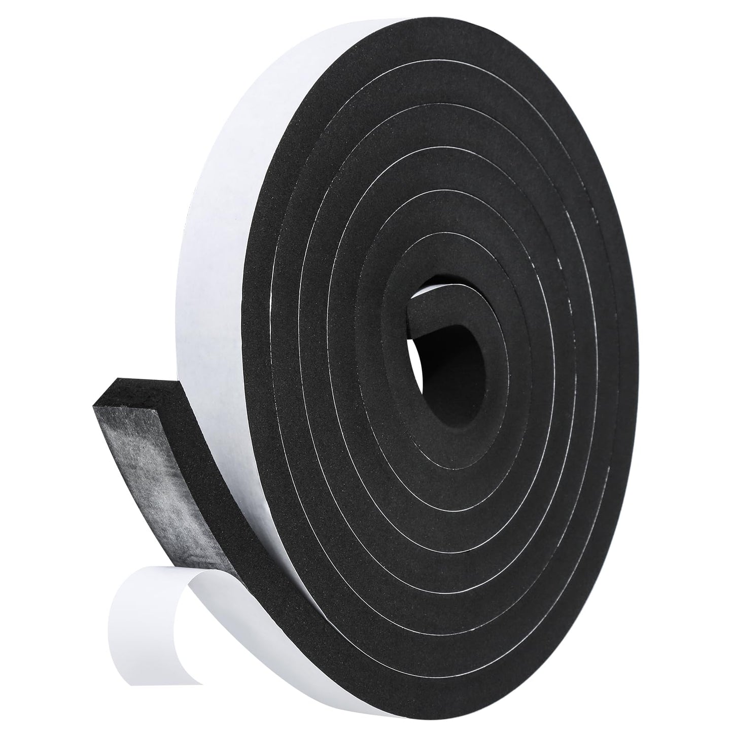 Fowong Weather Stripping Seal – Family-Safe Draft and Noise Barrier for Nurseries and Kids' Rooms, 16ft Foam Tape