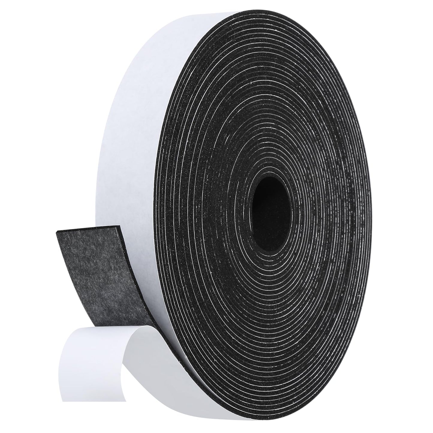 Fowong Weather Stripping Seal – Family-Safe Draft and Noise Barrier for Nurseries and Kids' Rooms, 16ft Foam Tape