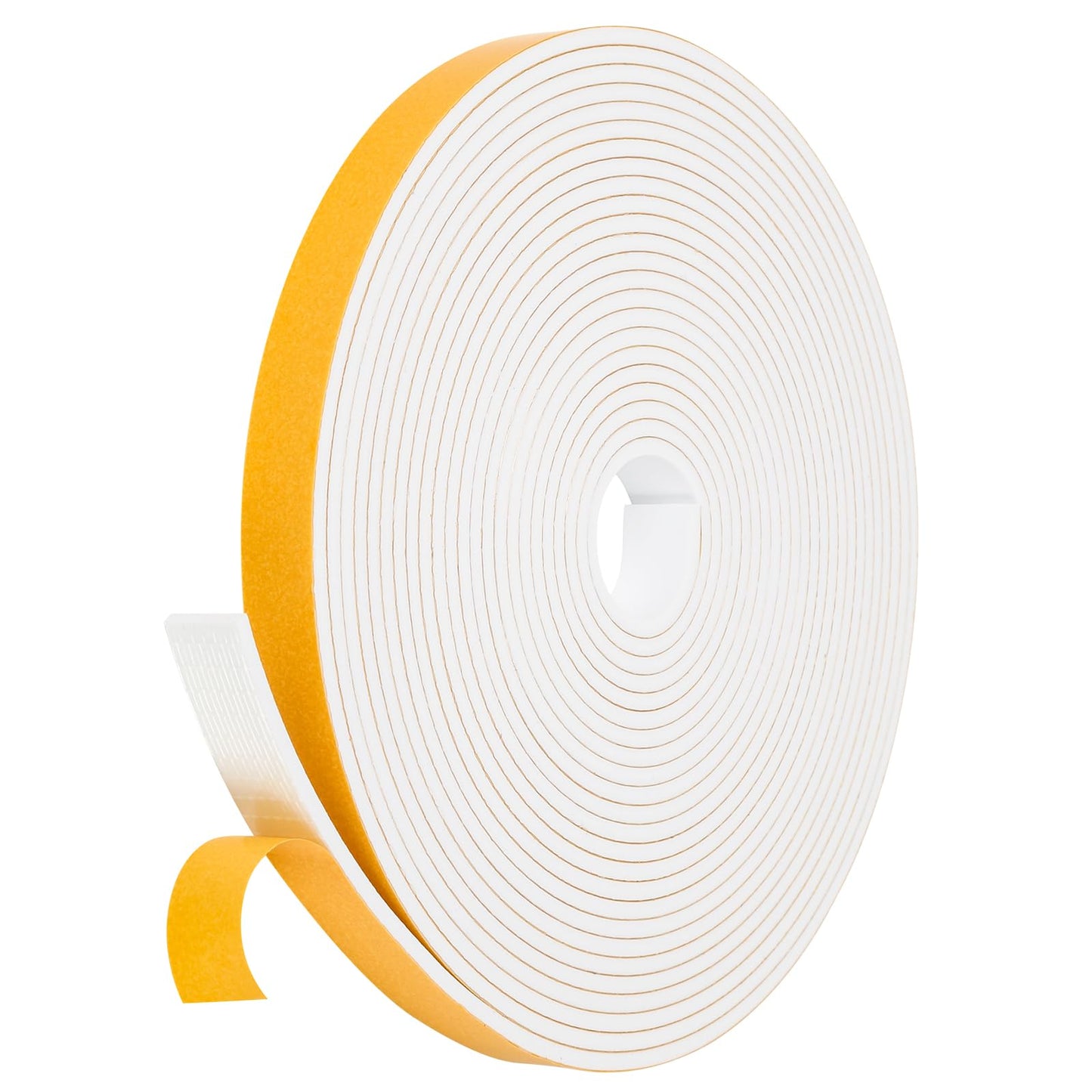 Fowong Weather Stripping Seal – Family-Safe Draft and Noise Barrier for Nurseries and Kids' Rooms, 16ft Foam Tape