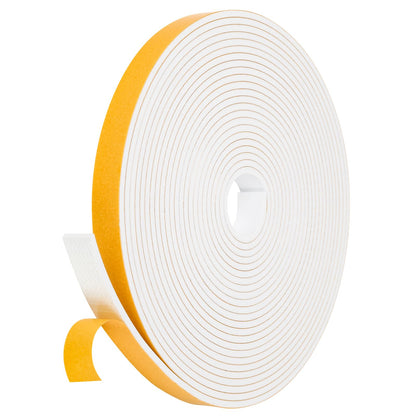 Fowong Weather Stripping Seal – Family-Safe Draft and Noise Barrier for Nurseries and Kids' Rooms, 16ft Foam Tape