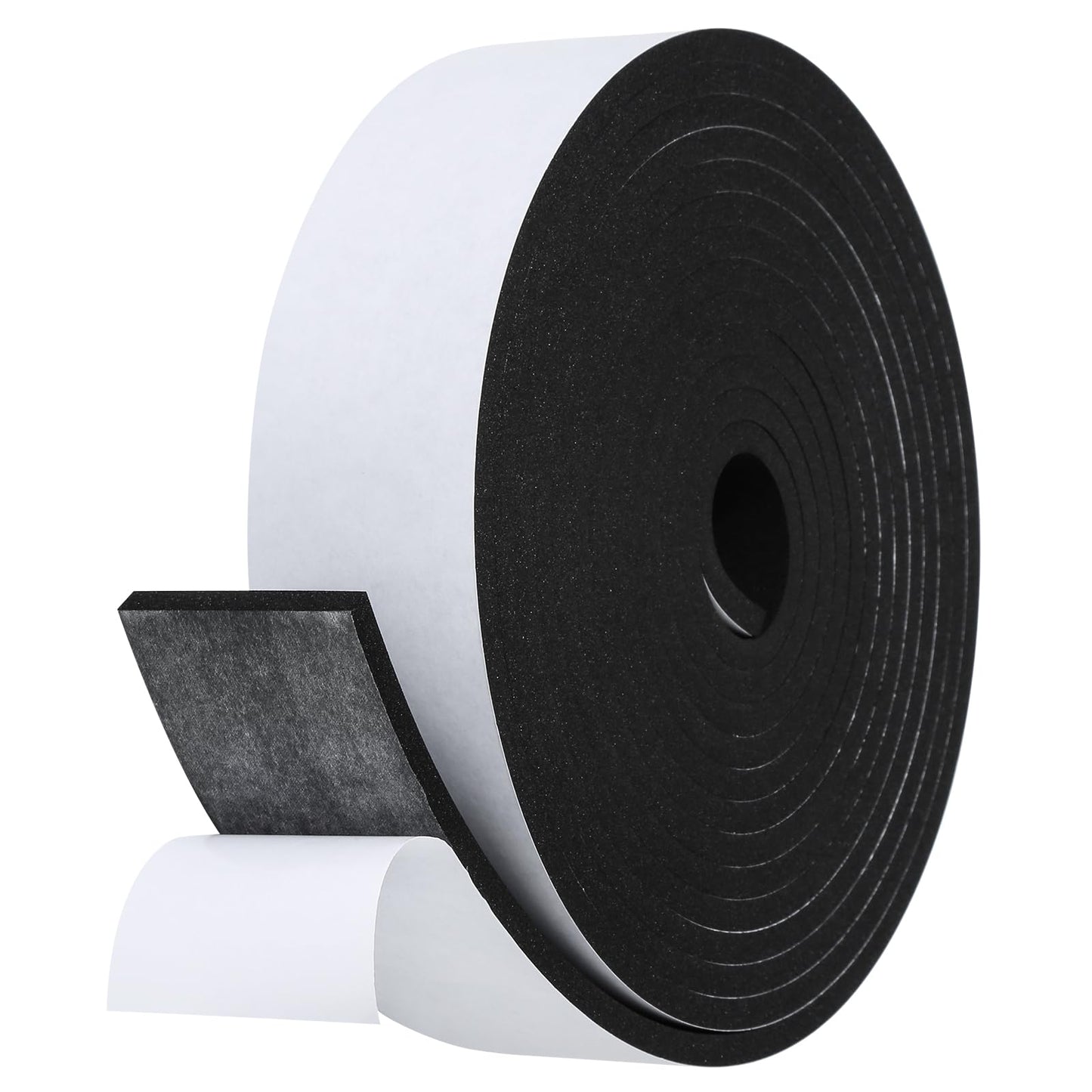 Fowong Weather Stripping Seal – Family-Safe Draft and Noise Barrier for Nurseries and Kids' Rooms, 16ft Foam Tape