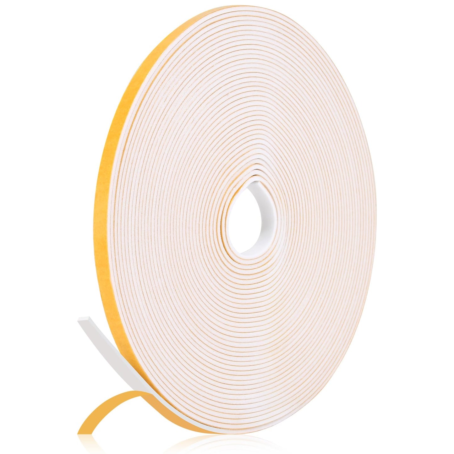 Fowong Weather Stripping Seal – Family-Safe Draft and Noise Barrier for Nurseries and Kids' Rooms, 16ft Foam Tape