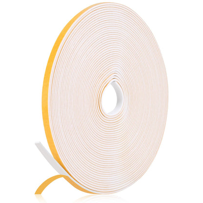 Fowong Weather Stripping Seal – Family-Safe Draft and Noise Barrier for Nurseries and Kids' Rooms, 16ft Foam Tape