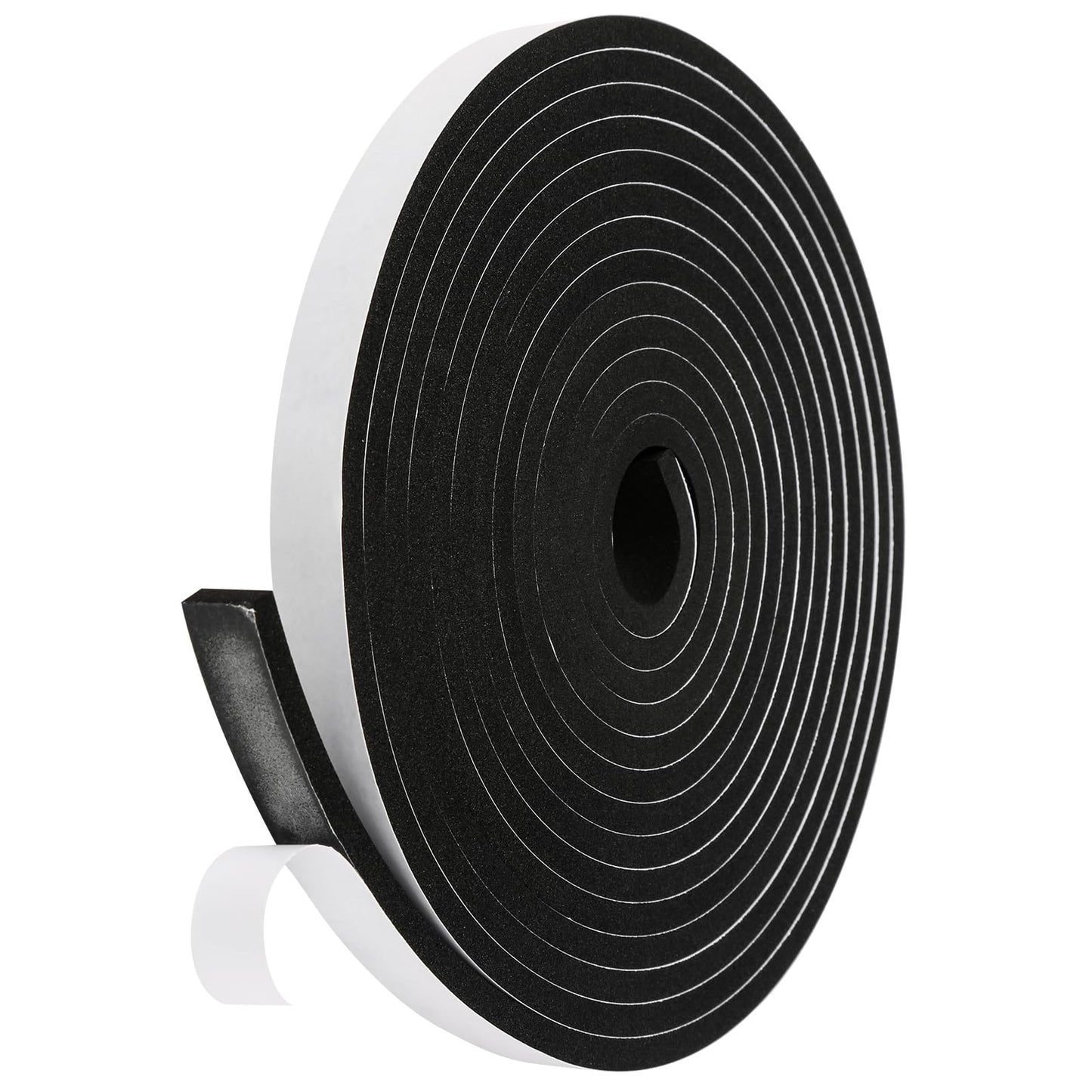Fowong Weather Stripping Seal – Family-Safe Draft and Noise Barrier for Nurseries and Kids' Rooms, 16ft Foam Tape