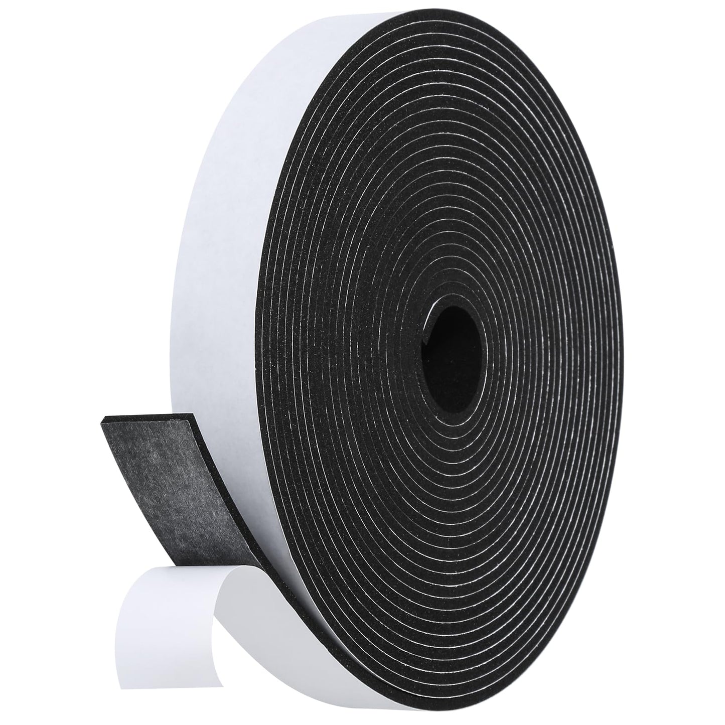 Fowong Weather Stripping Seal – Family-Safe Draft and Noise Barrier for Nurseries and Kids' Rooms, 16ft Foam Tape
