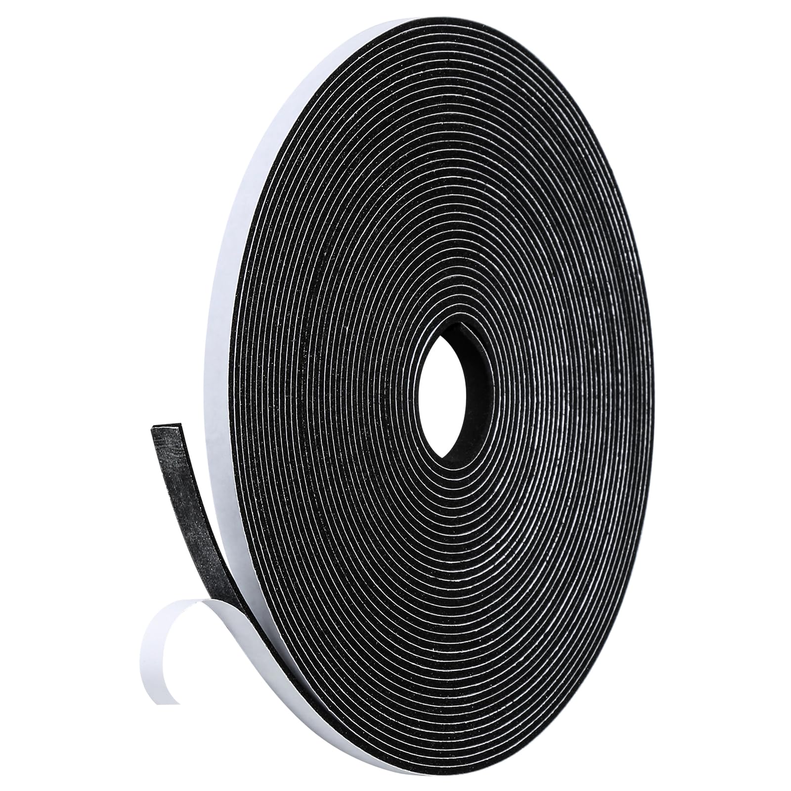 Fowong Weather Stripping Seal – Family-Safe Draft and Noise Barrier for Nurseries and Kids' Rooms, 16ft Foam Tape