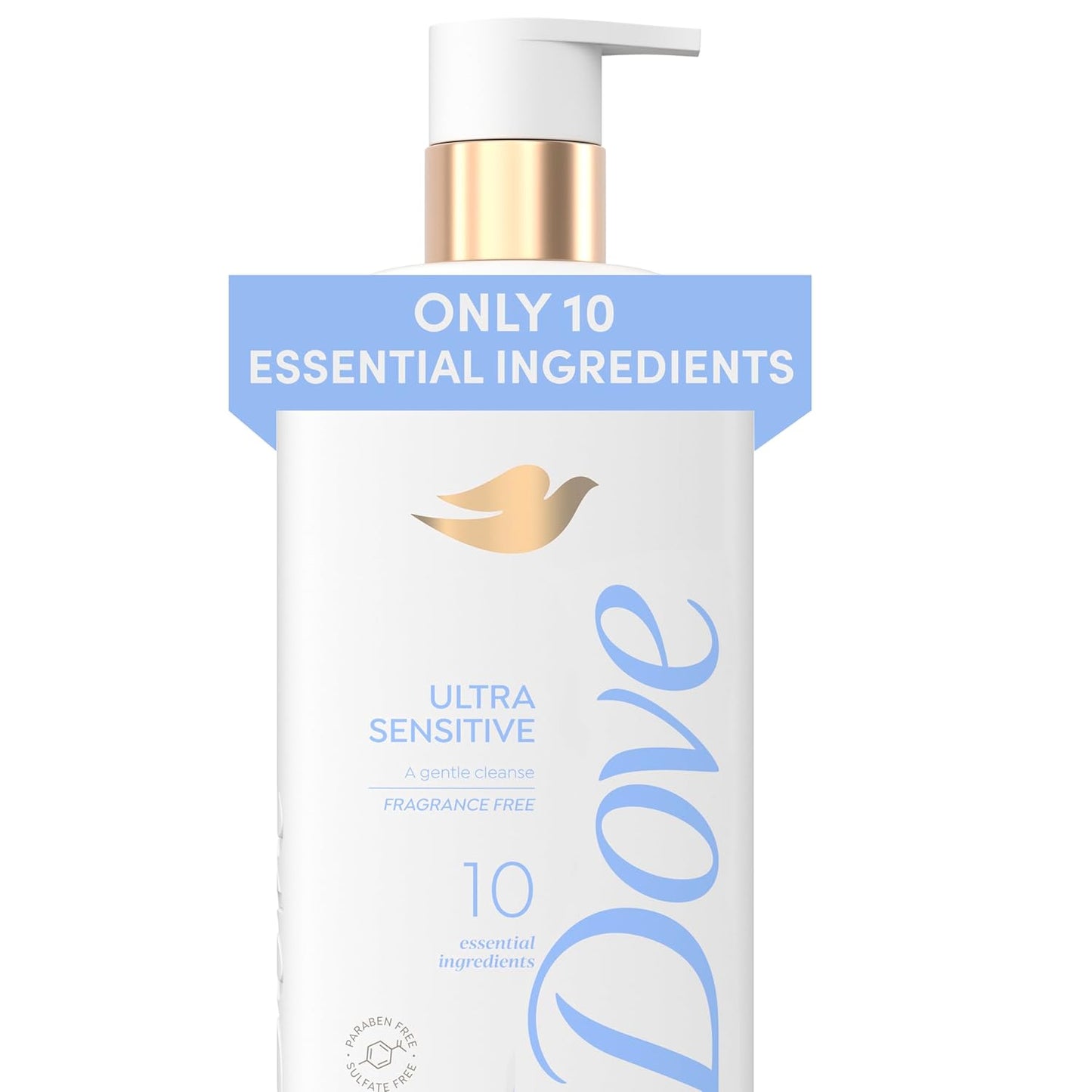 fragrance-free, 10-essential-ingredient formula designed for ultra-sensitive skin