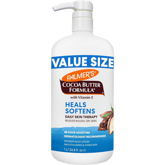 fragrance-free cocoa butter + vitamin e formula suitable for sensitive and eczema-prone skin