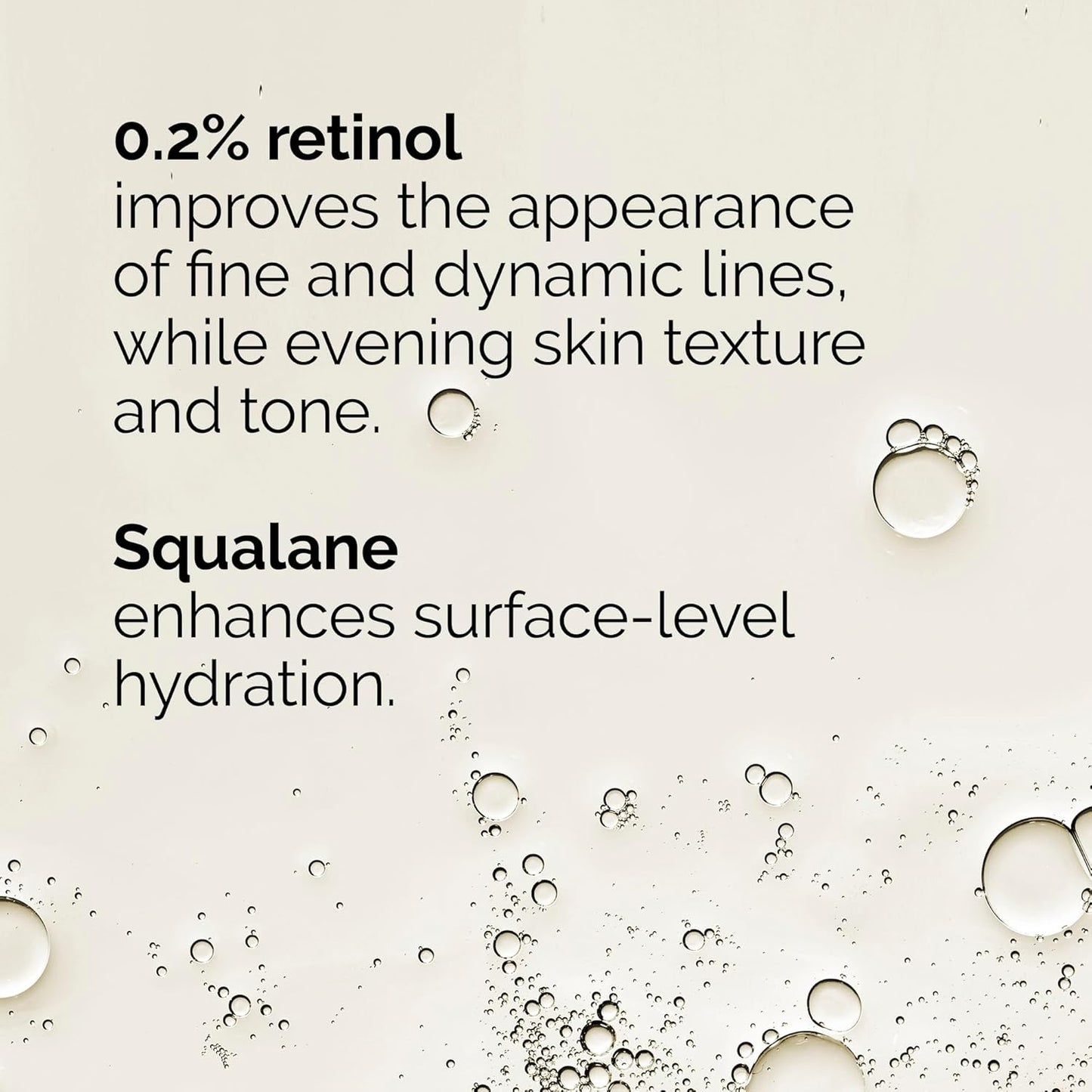 fragrance-free, liquid serum format suitable for all skin types and tones