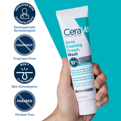 fragrance-free, paraben-free, non-comedogenic formulation
