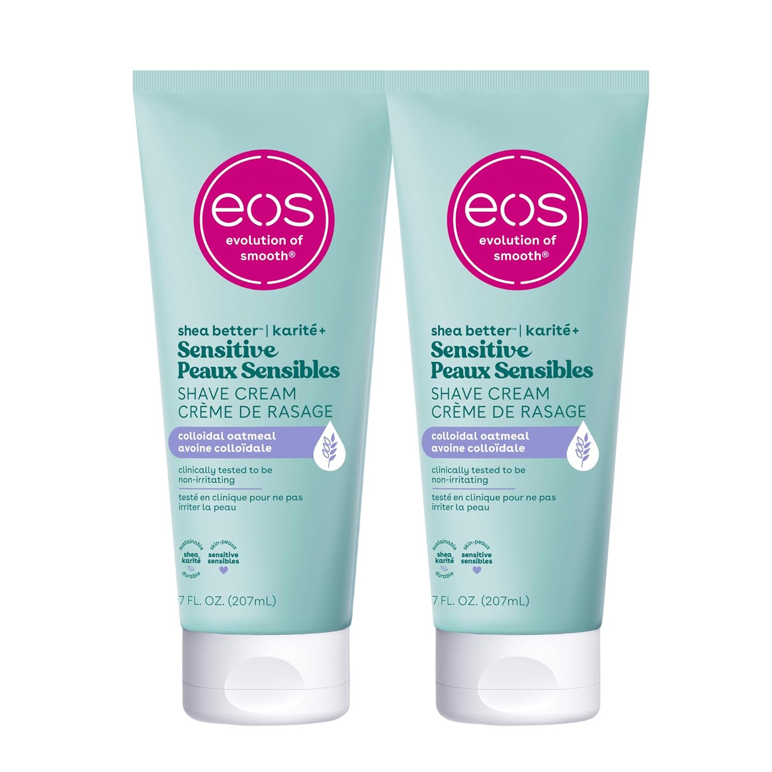 fragrance-free sensitive skin formula with colloidal oatmeal to soothe and protect