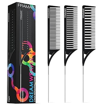 FRAMAR Dreamweaver Foiling Comb Set – Designer-Tone Professional Tool for Premium Salon Aesthetics