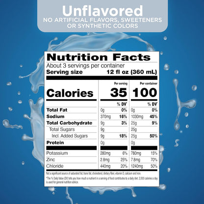 free from artificial flavors, artificial sweeteners, and synthetic colors